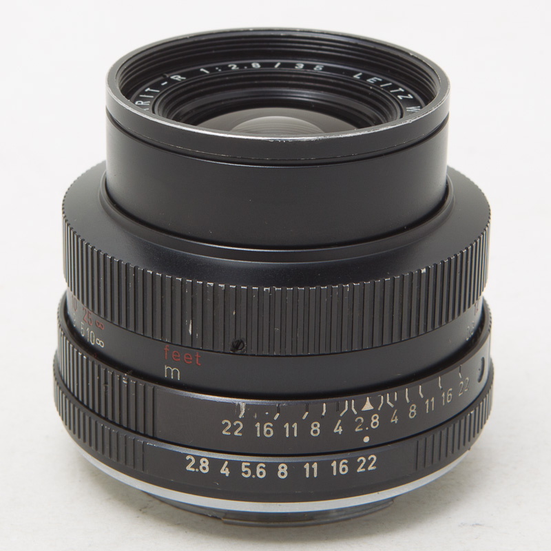 Leica徕卡R 35/2.8 R口广角定焦全画幅单反镜头90新#4582