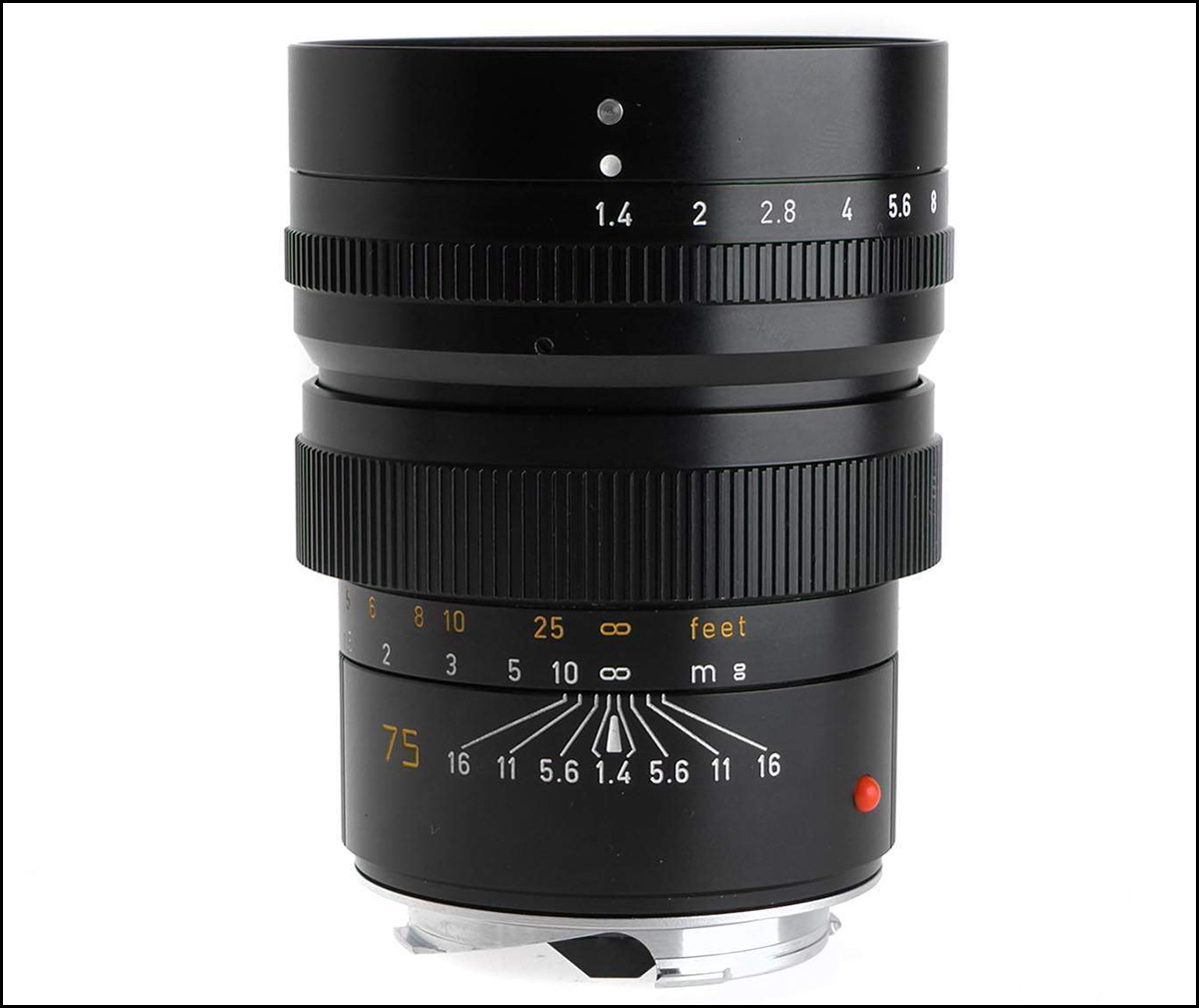 成色极新 98新 徕卡 Leica M 75/1.4 SUMMILUX 第一代！