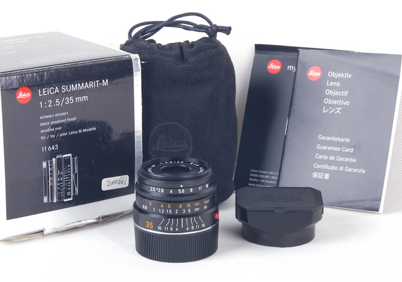 徕卡 Summarit-M 35/2.5 黑色镜头11643 6bit 新同品HK8791