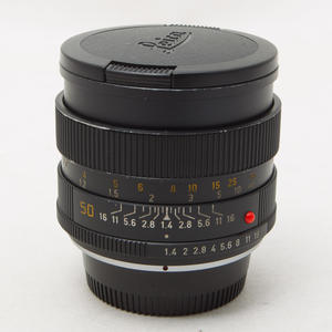 Leica徕卡R 50/1.4 E55标准定焦手动单反镜头已改尼康口80新#3070
