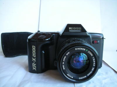 较新理光XR-2000型单反相机带35--70mm镜头,收藏使用