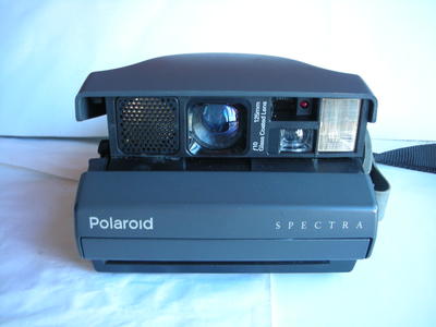 较新宝丽来SPECTRA一次成像相机，收藏使用