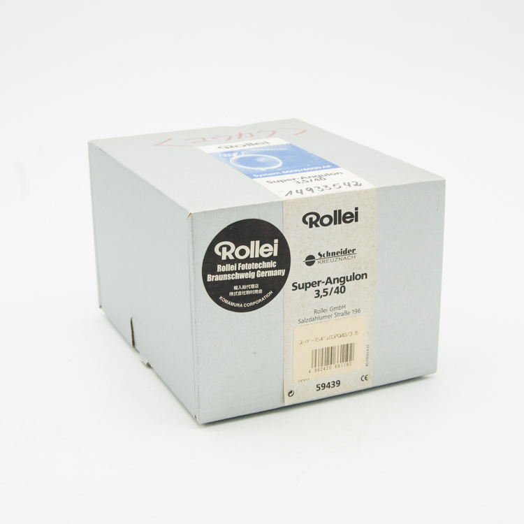 Rolleiflex 禄来 super-angulon 40mm/F 3.5 PQ 新同样品带包装