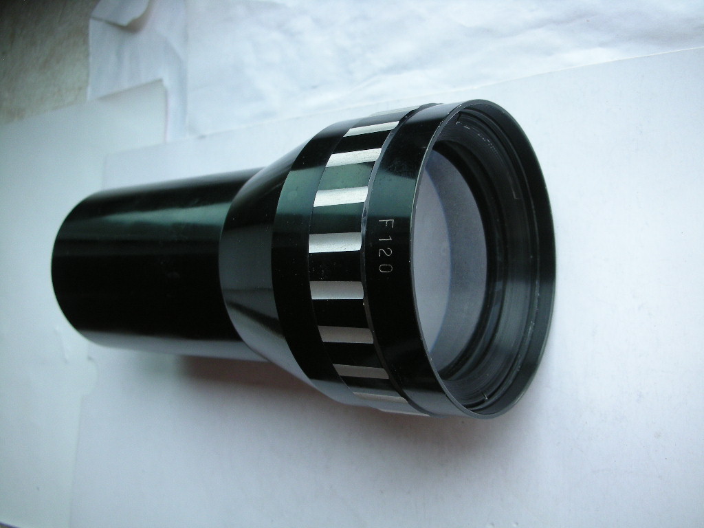 很新少见沙市光学仪器厂生产F120电影镜头，收藏使用