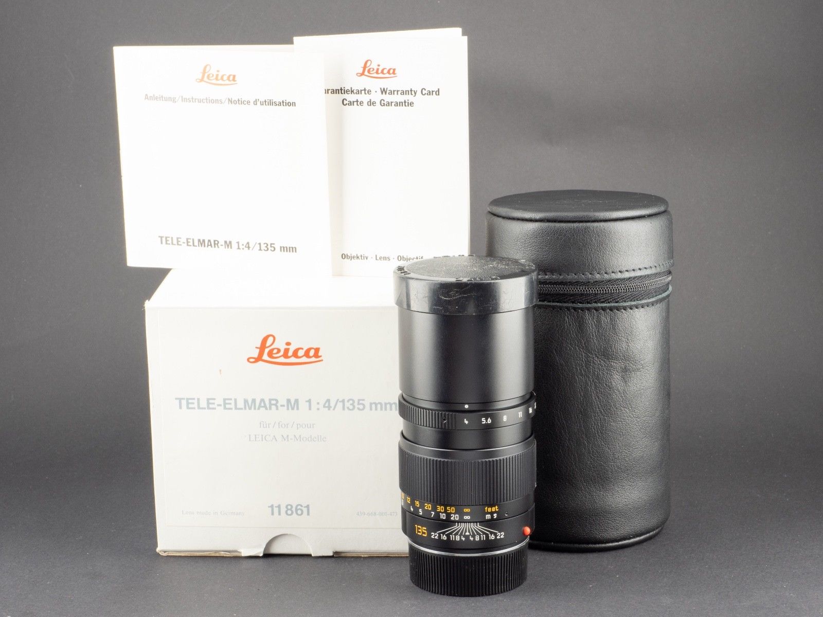 徕卡 Leica M 135/4 ELMAR-M E46 现行版 带包装 滤镜