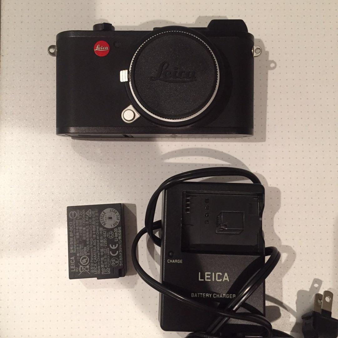 99新徕卡数码微单LeicaCL机身+电池+充电器+原装M口转接环 