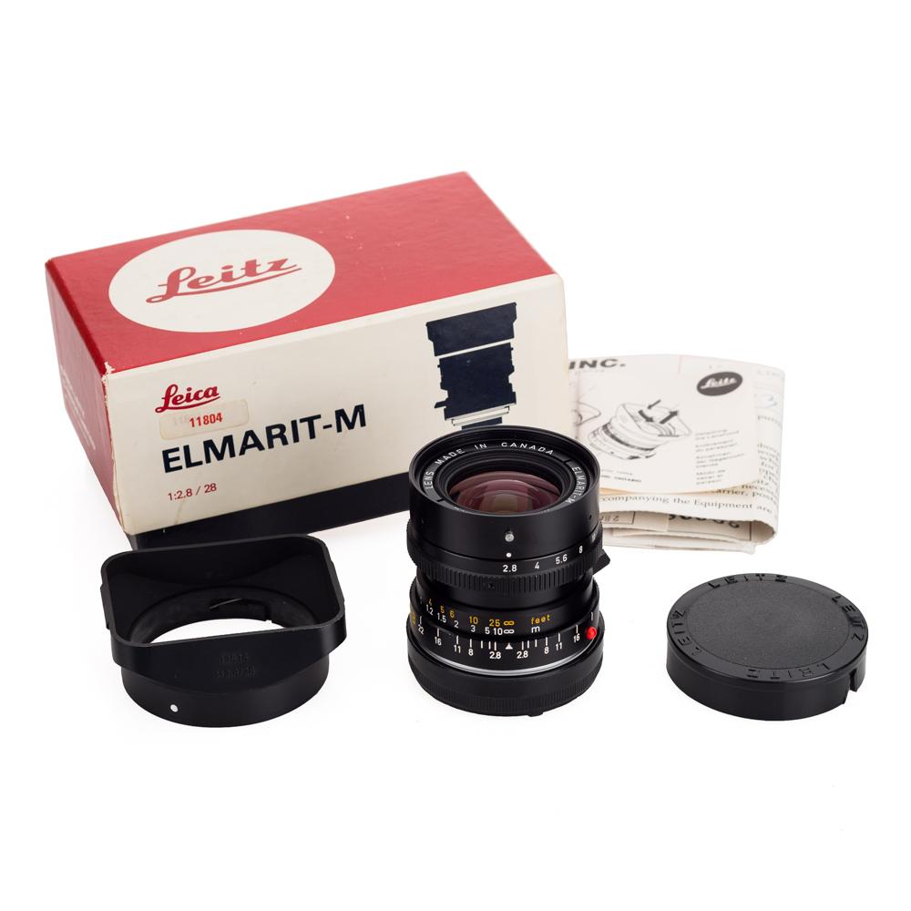 徕卡 Leica M 28/2.8 ELMARIT-M 加产 直板 带包装 
