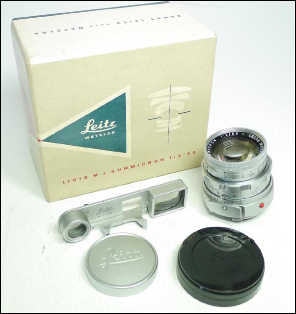 96新 徕卡 Leica M 50/2 SUMMICRON 带眼镜 包装 