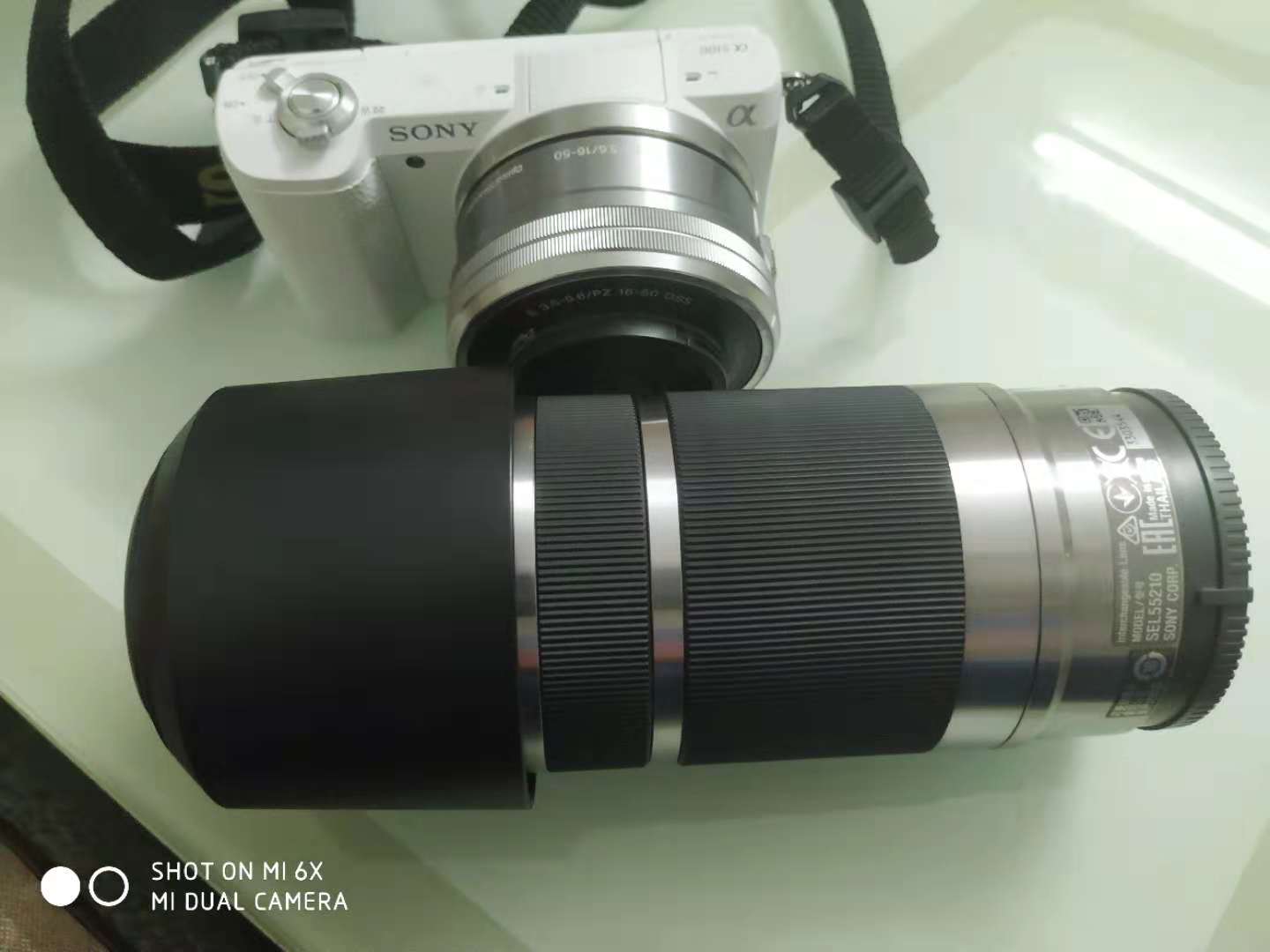 索尼 ILCE-5100白色双镜头套装（16-50mm+55-210mm）