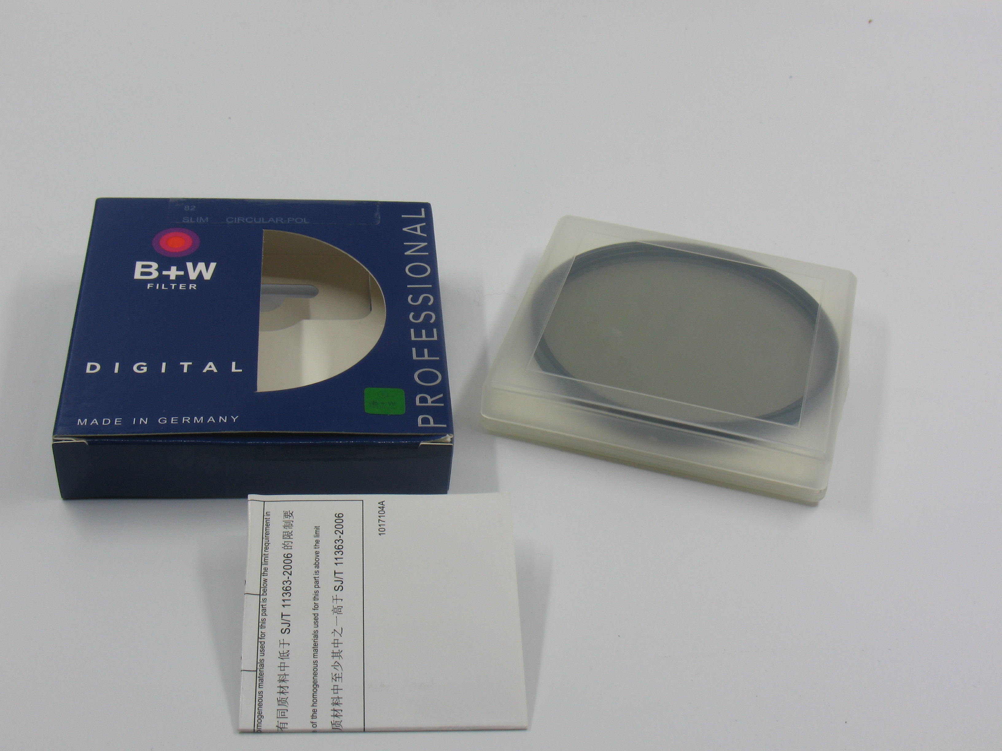 【已售】极好 原装正品 B+W 82mm SLIM CPL 超薄偏振镜 