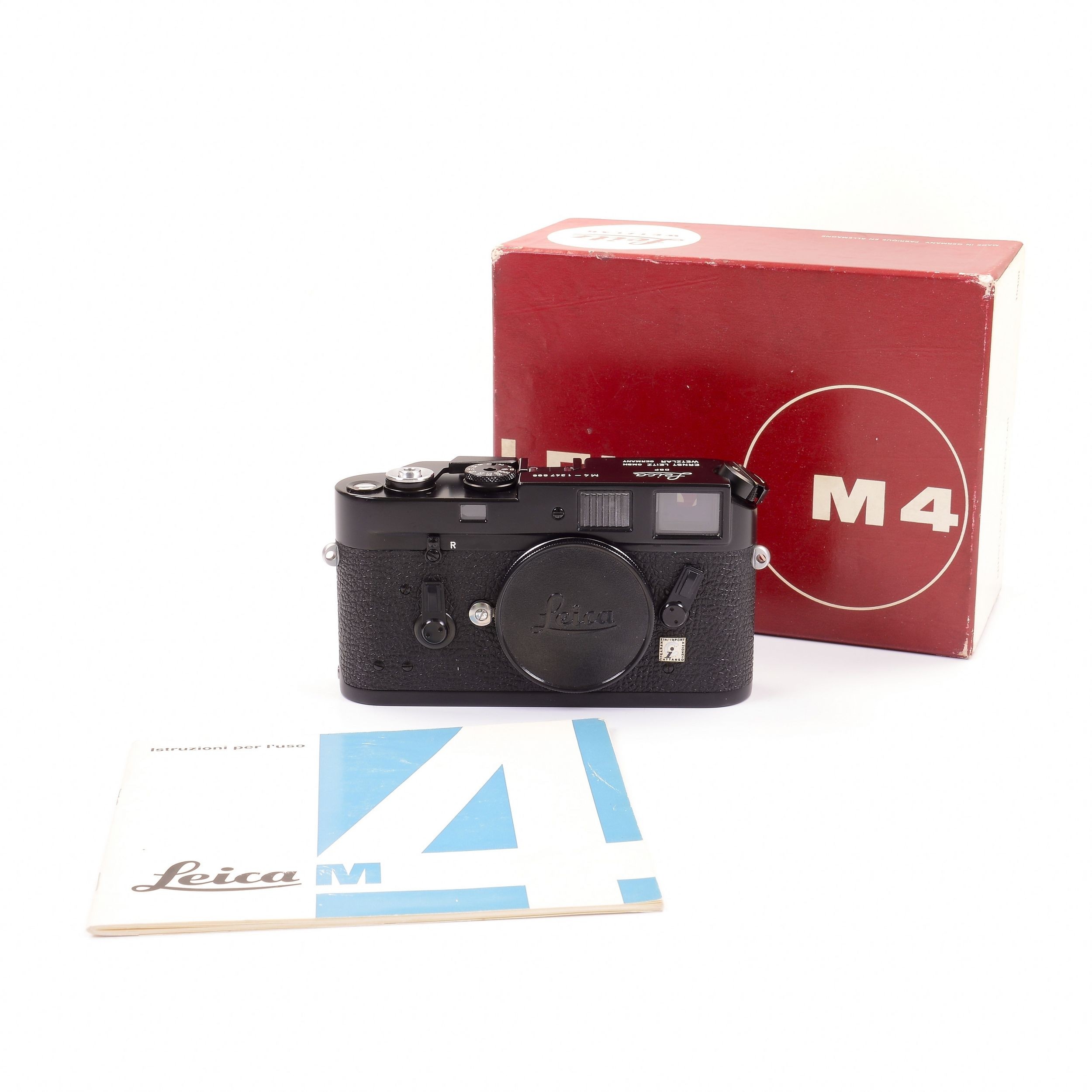 97-98新 徕卡 Leica M4 Black Paint 黑漆 带包装 