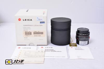 98新 Leica M 35/2 Asph 黑漆限量版 （BH11240003）【已成交】
