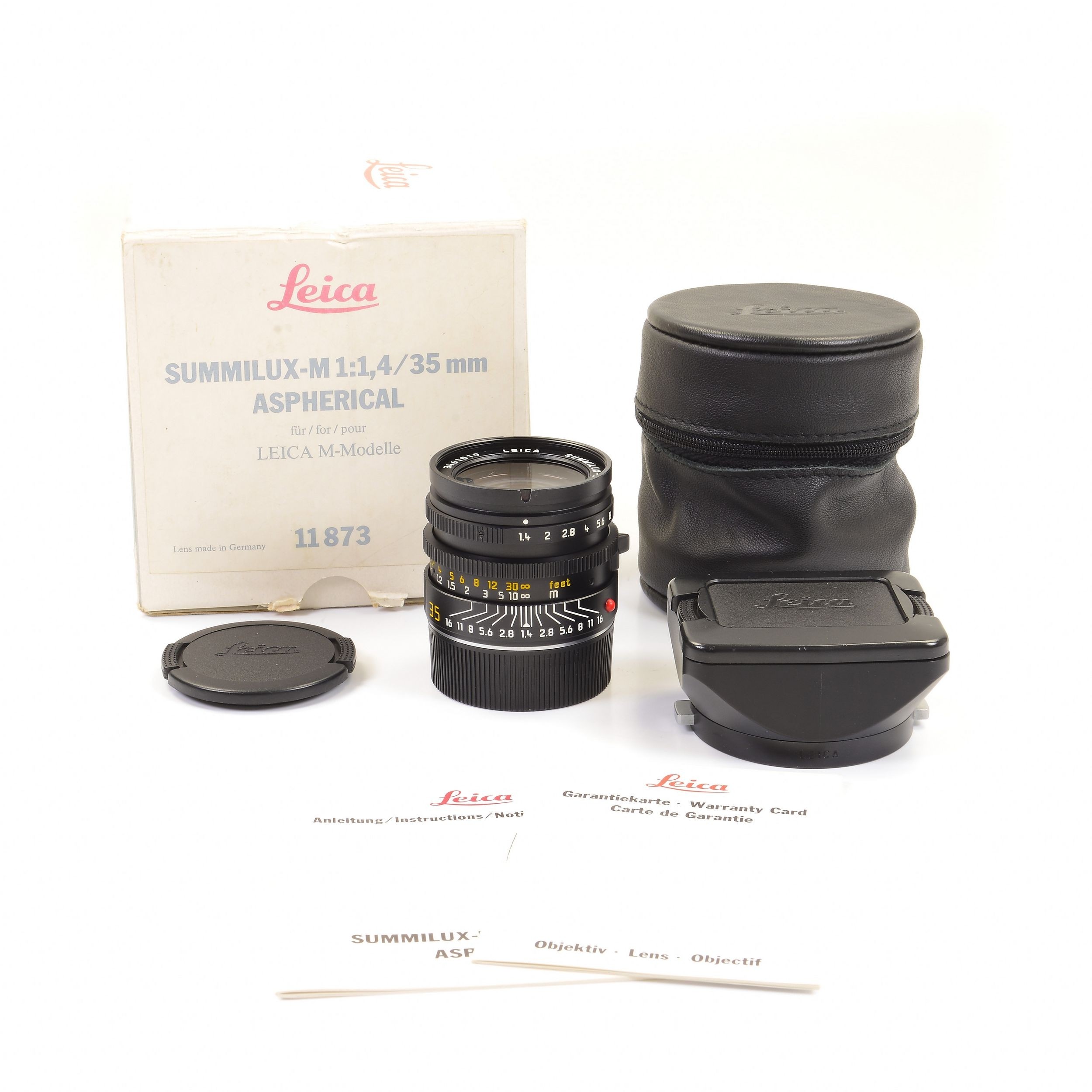 徕卡 Leica M 35/1.4 ASPHERICAL 双A 双非镜头 带包装
