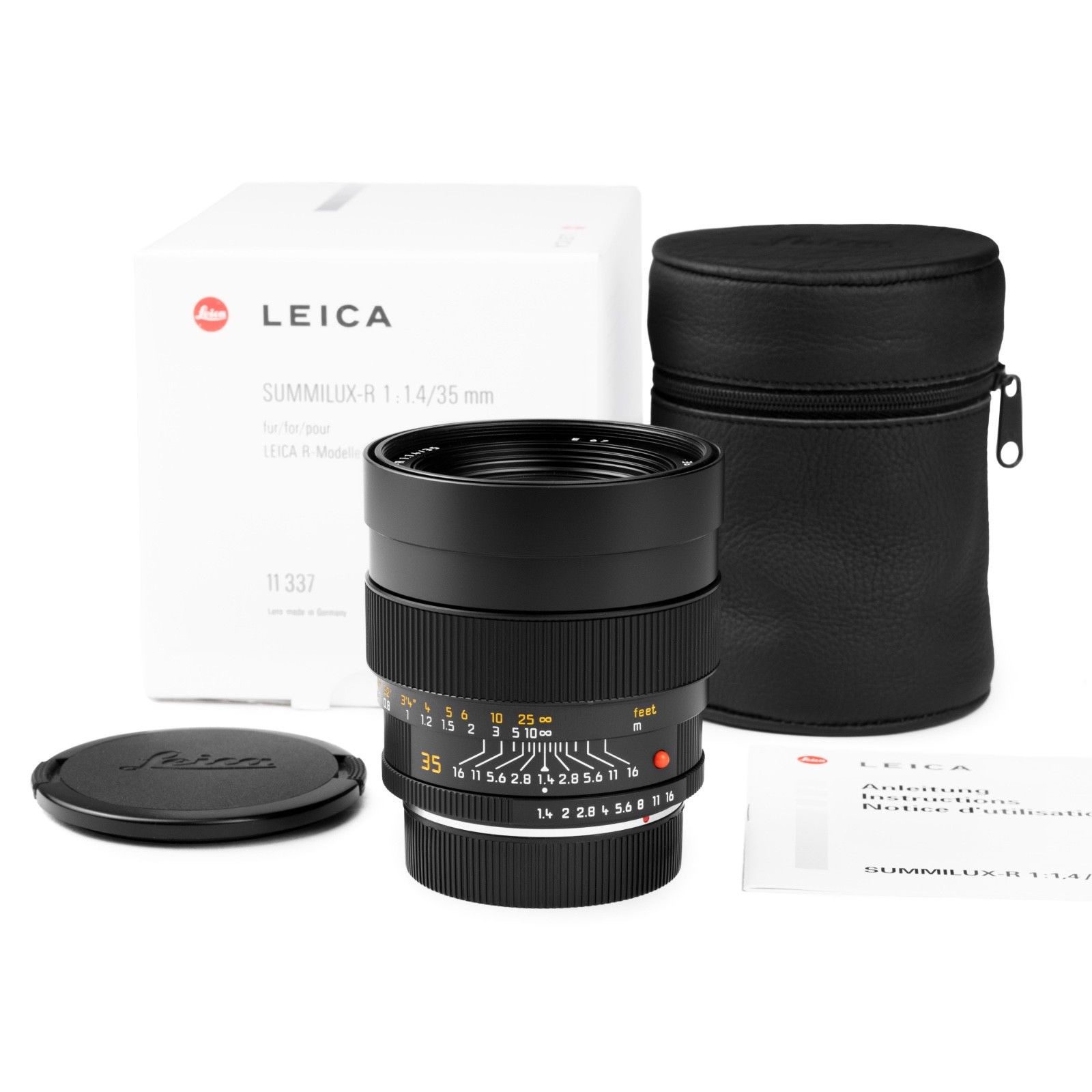 徕卡 Leica R 35/1.4 E67 ROM 后期方字版 带包装