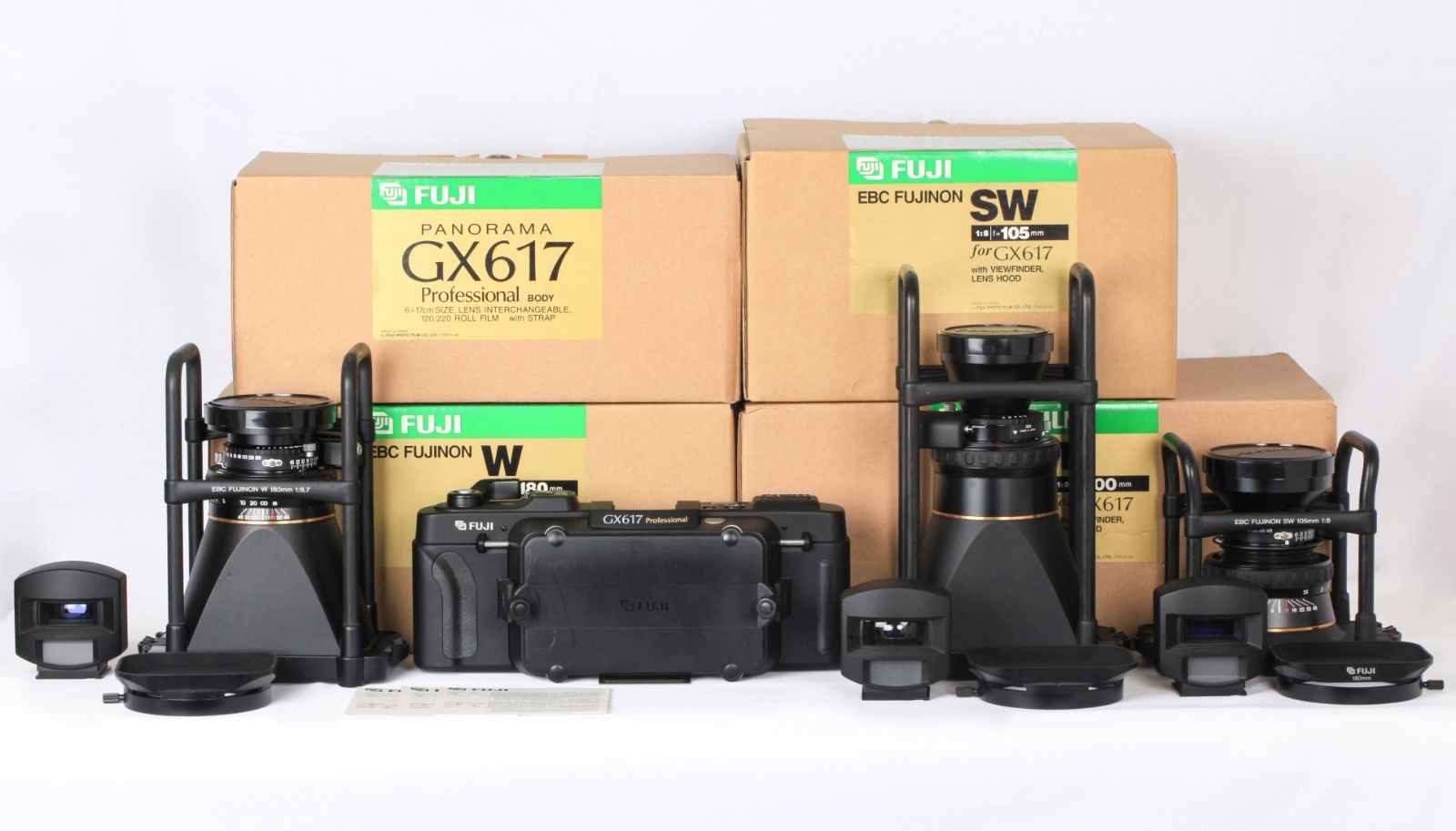  Fujifilm GX617+105/8+180/6.7+300/8 full set with packaging!