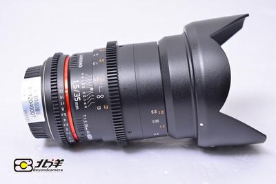 98新 Samyang 三阳 35mm T1.5Ⅱ 佳能口 （BH12040007）
