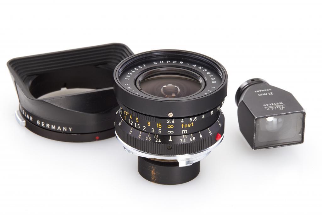 徕卡 Leica M 21/3.4 Super-Angulon 超级安古龙 带取景器 光罩！