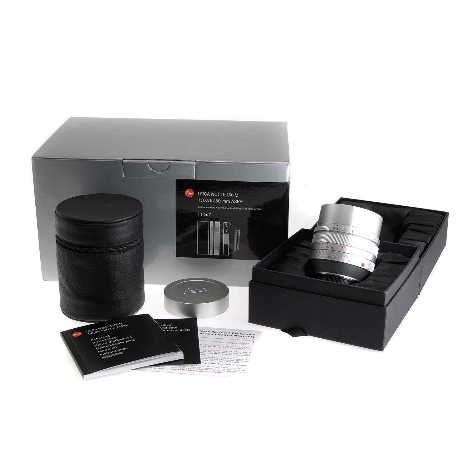 全新展示品 徕卡 Leica M 50/0.95 ASPH 6-BIT 银色（5年保修）