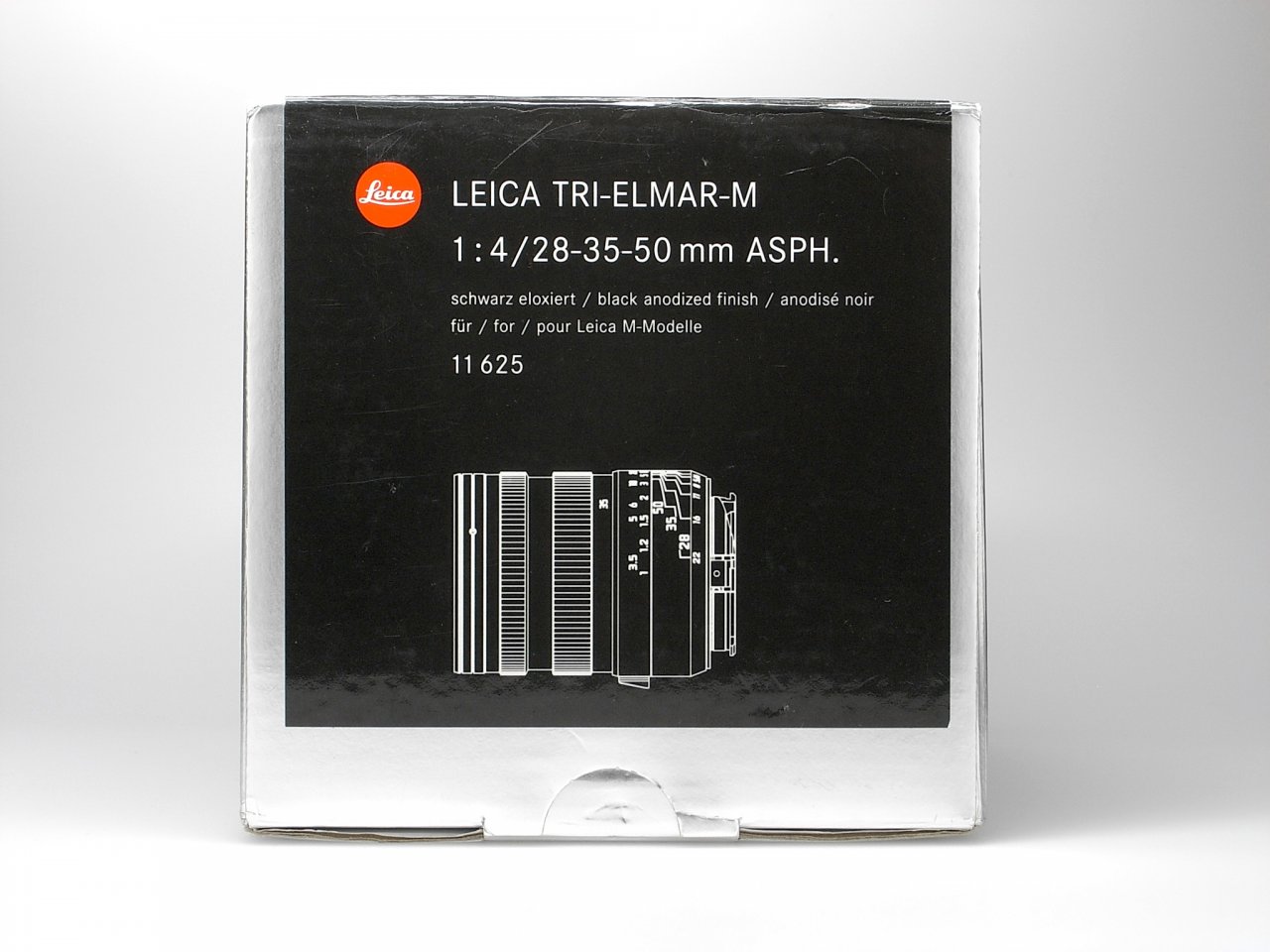 徕卡 Leica M 28-35-50/4 ASPH II E49 最后期 银盒 带莲花光罩 