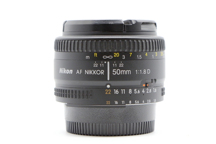 95新二手 Nikon尼康 50/1.8 D 标准定焦镜头支持回收  227599成