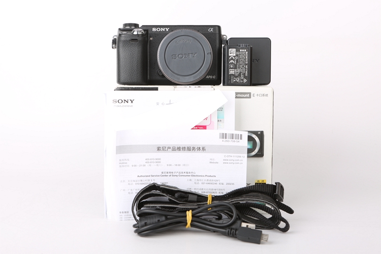 95新二手 Sony索尼 NEX-6 单机 微单相机 支持回收 912503京
