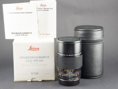 徕卡 Leica R 100/2.8 APO MACRO 微距 满分镜头 带包装