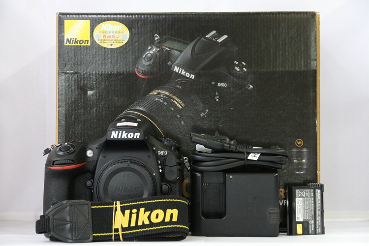 95新二手Nikon尼康 D810 单机 快门31500次 回收 034569深