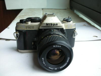 较新尼康Nikon FM10机械快门相机带原厂35--70mm镜头