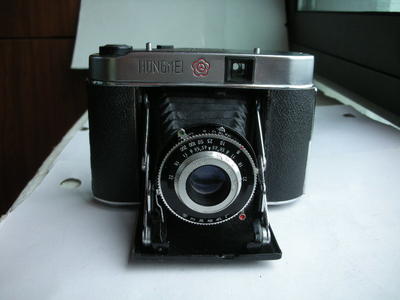 很新红梅HM-1皮腔式120金属制造相机，收藏使用