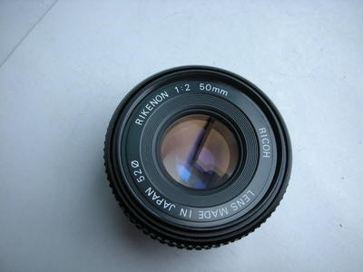 很新日本原产理光50mmf2镜头， PK卡口，可配各种相机