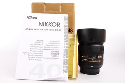 95新二手Nikon尼康 40/2.8 G DX 定焦镜头 067336京