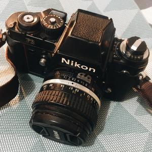 忍痛出 8成新 Nikon F3 配50 1.4镜头 送胶卷