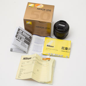 Nikon尼康AF 50mm f/1.8D 单反标准定焦挂机人像镜头 97新NO:9607