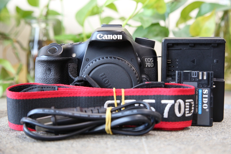 92新二手 Canon佳能 70D 单机 中端单反相机 023952