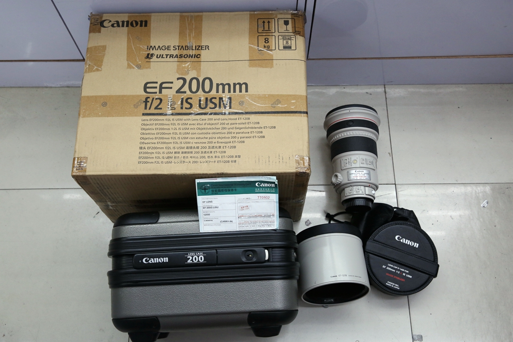 97新二手Canon佳能 200/2L IS USM 防抖镜头 12550