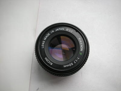 很新日本原装理光50mmf1.7镜头，PK卡口，可配各种数码相机