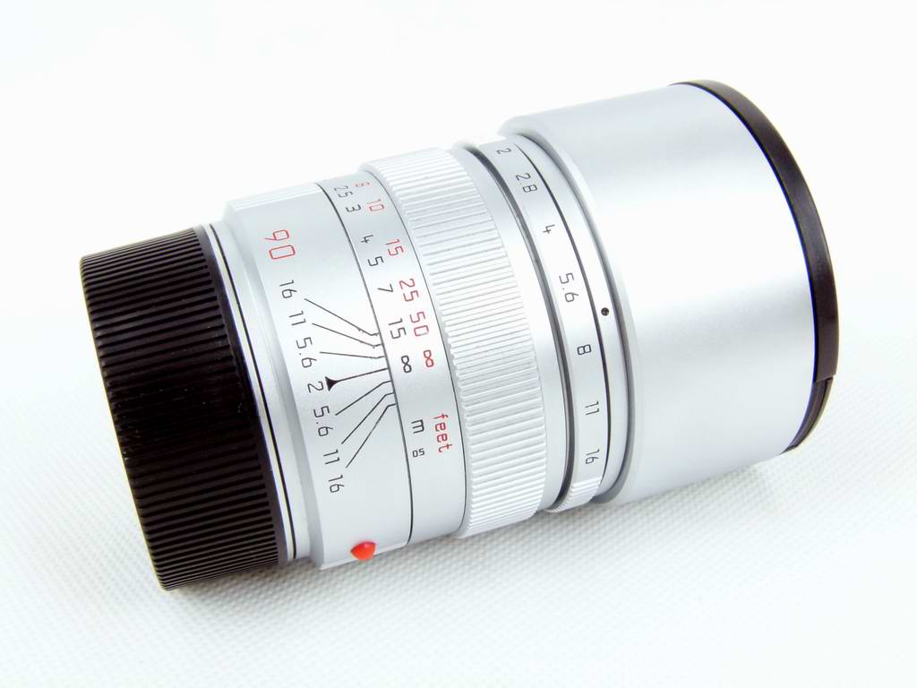 华瑞摄影器-徕卡Leica Summicron-M 90/2 银色铜头