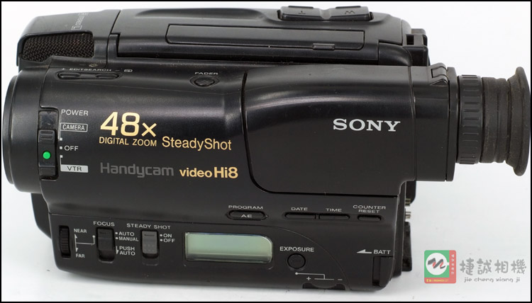 Sony/索尼CCD-TR750E  Video8格式 HI8磁带摄像机(故障机)