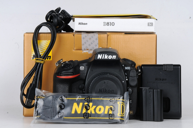 85新二手Nikon尼康 D810 单机 快门43579次 回收 039380