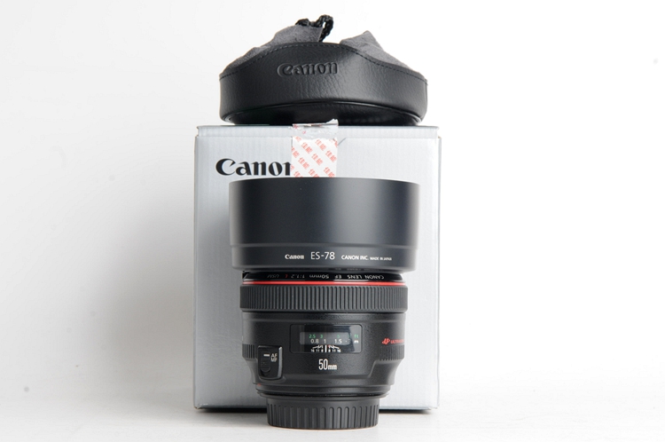 90新二手 Canon佳能 50/1.2 L USM 定焦镜头 回收 116994