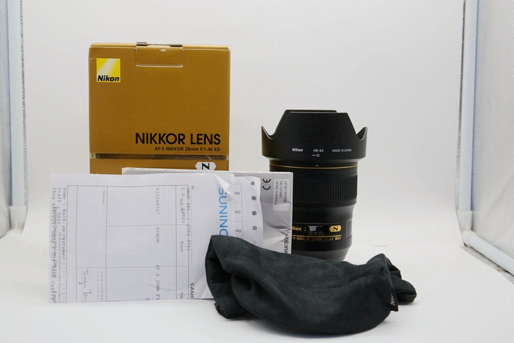 98新二手Nikon尼康 28/1.4 E ED AF-S 定焦镜头支持回收205146