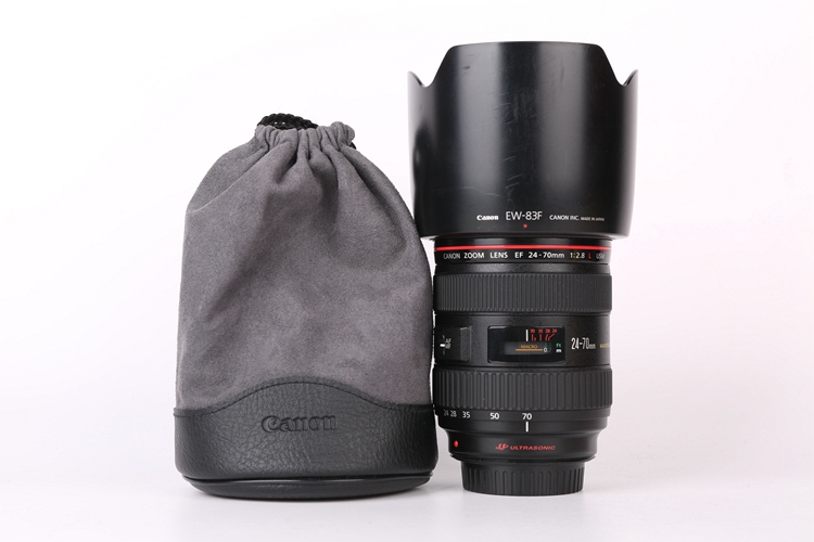90新二手Canon佳能 24-70/2.8 L USM一代红圈镜头回收 159882 
