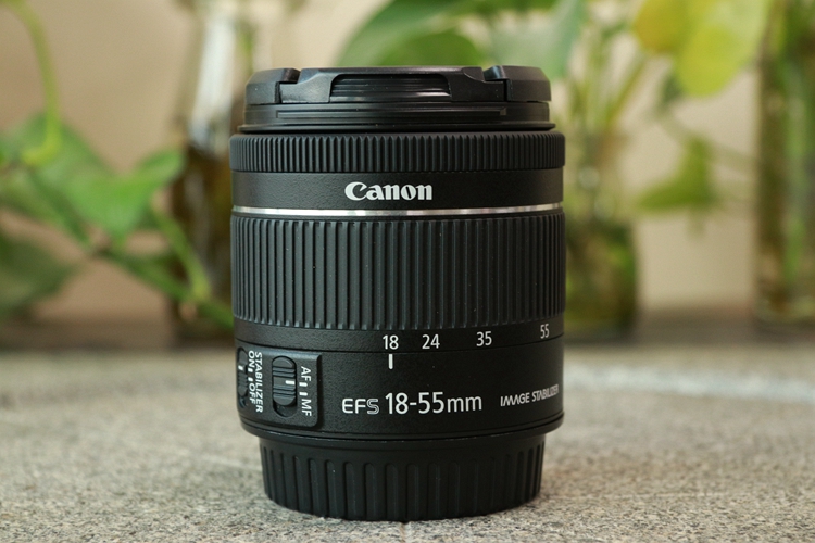 95新二手Canon佳能18-55/4-5.6 IS STM变焦镜头佳能回收043066
