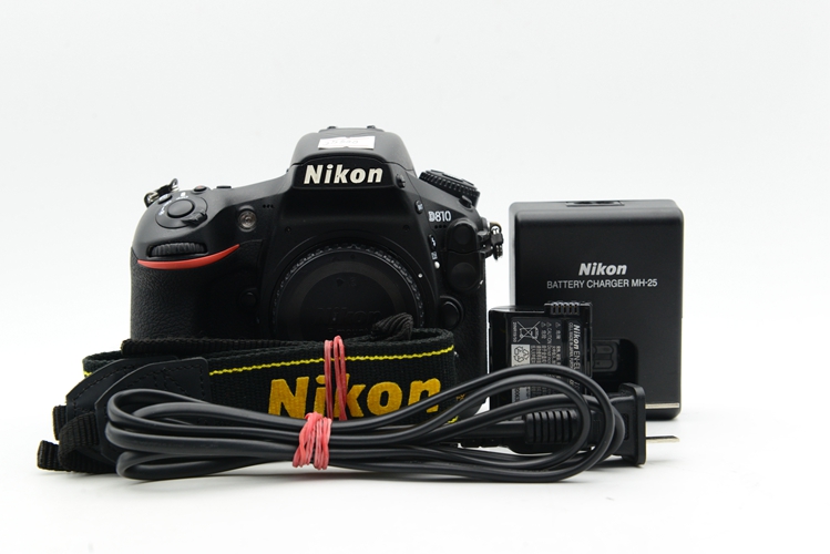 95新二手Nikon尼康 D810 单机 快门25300次回收 054787