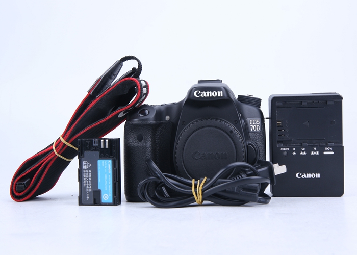 95新二手 Canon佳能 70D 单机 中端单反相机回收 014442