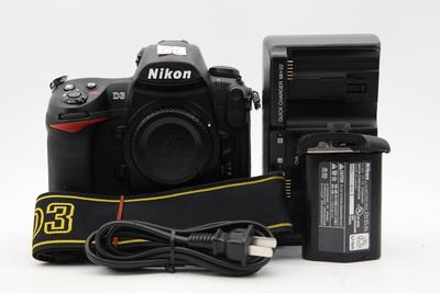 95新二手Nikon尼康 D3 单机 快门9700次回收 023547