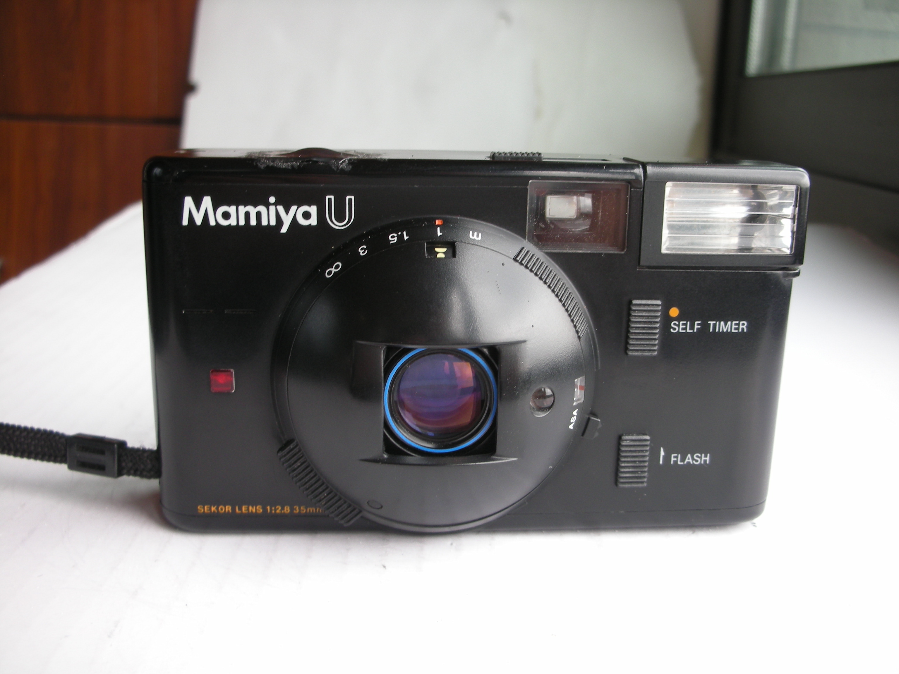 很新玛米亚U经典定焦镜头自动曝光相机，收藏使用