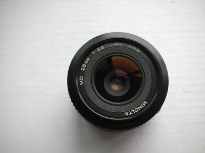 较新美能达MD28mmf2.8金属制造镜头，MD卡口,可配各种相机