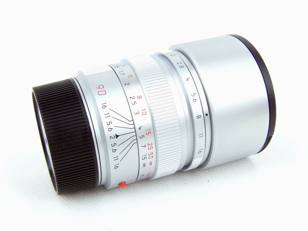 华瑞摄影器材-徕卡Leica Summicron-M 90/2 银色铜头