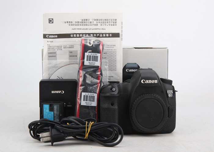 90新二手Canon佳能 6D 单机 高端单反相机回收T00366